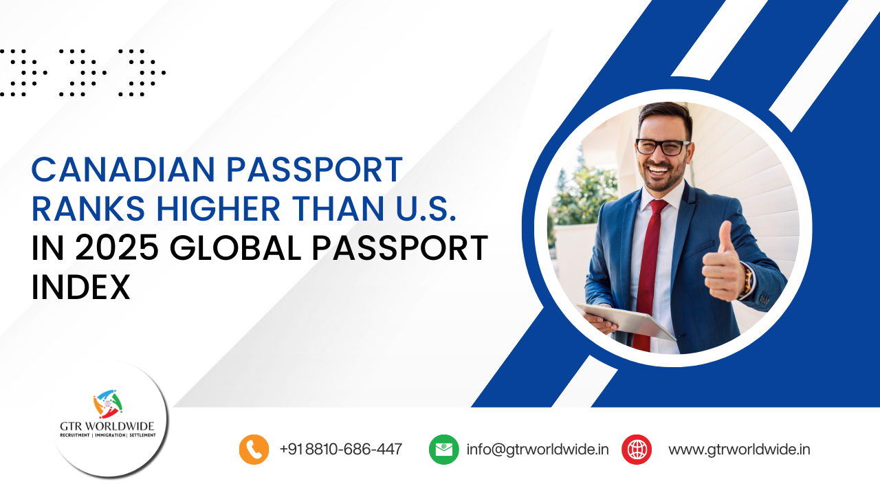 Canadian Passport Surpasses U.S. in 2025 Global Rankings