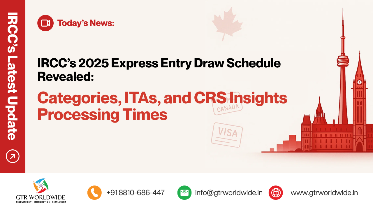 IRCC’s 2025 Express Entry Draw Schedule Revealed – Categories, ITAs, and CRS Insights