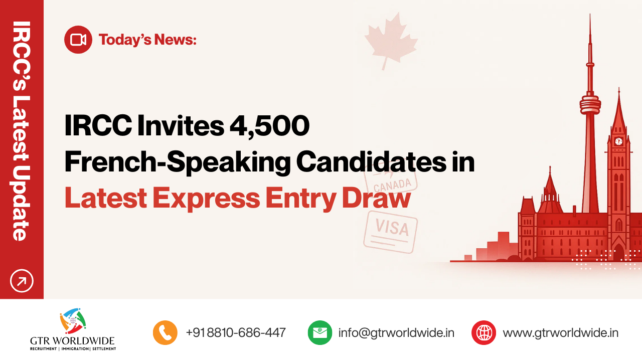 IRCC Issues 4,500 Invitations in Latest French-Language Express Entry Draw