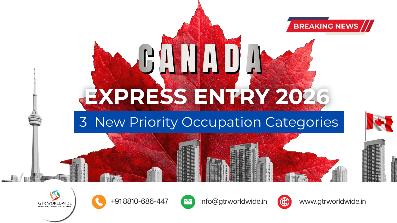 Canada Express Entry 2026 – 3 New Priority Occupation Categories