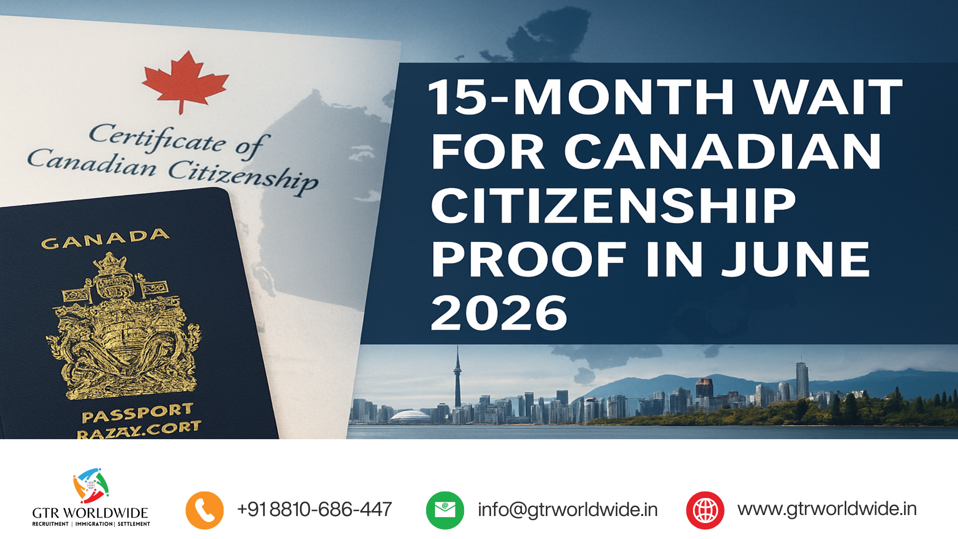 15-Month Wait for Canadian Citizenship Proof in June 2026