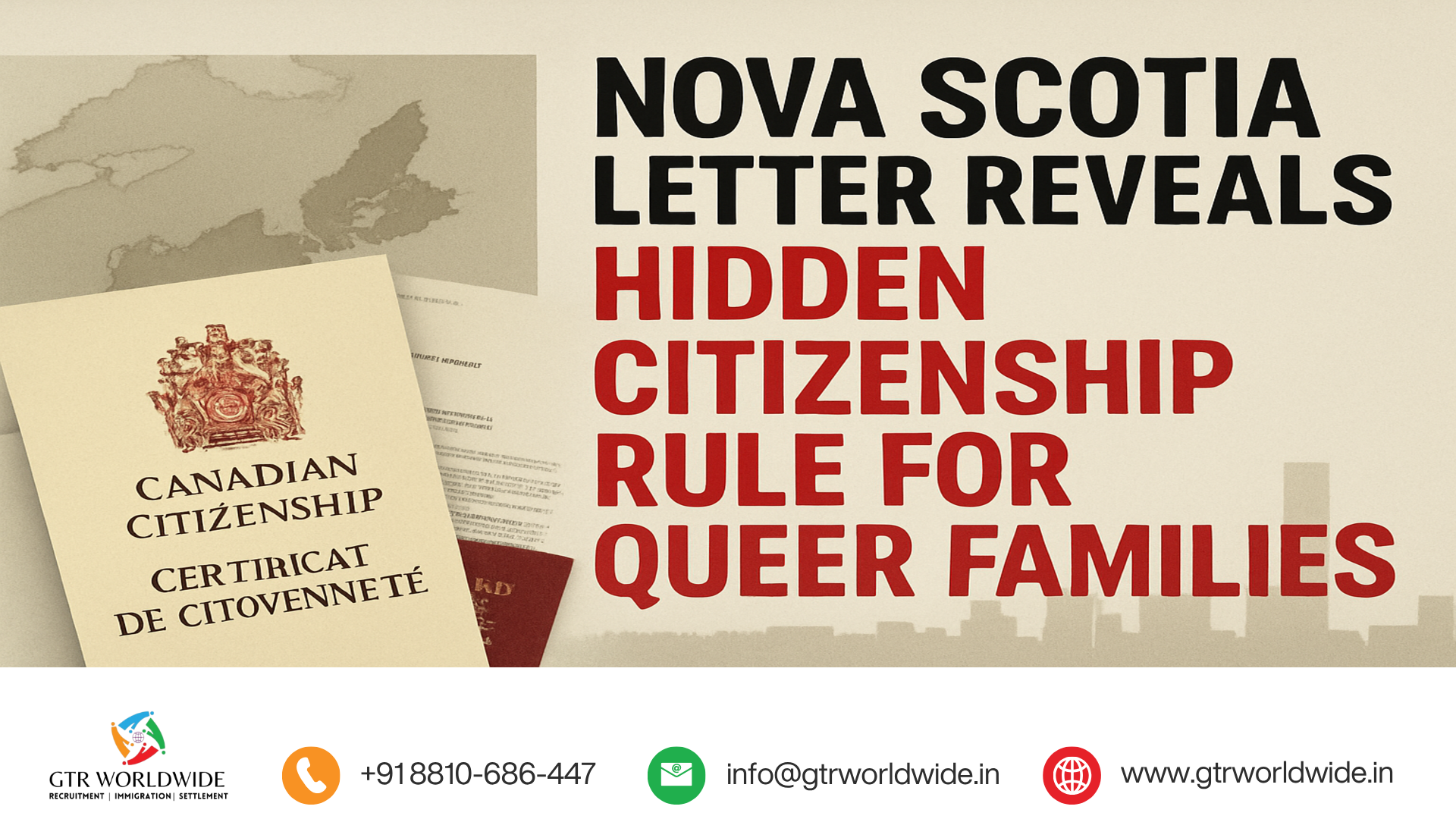 Nova Scotia Letter Reveals Hidden Citizenship Rule for Queer Families