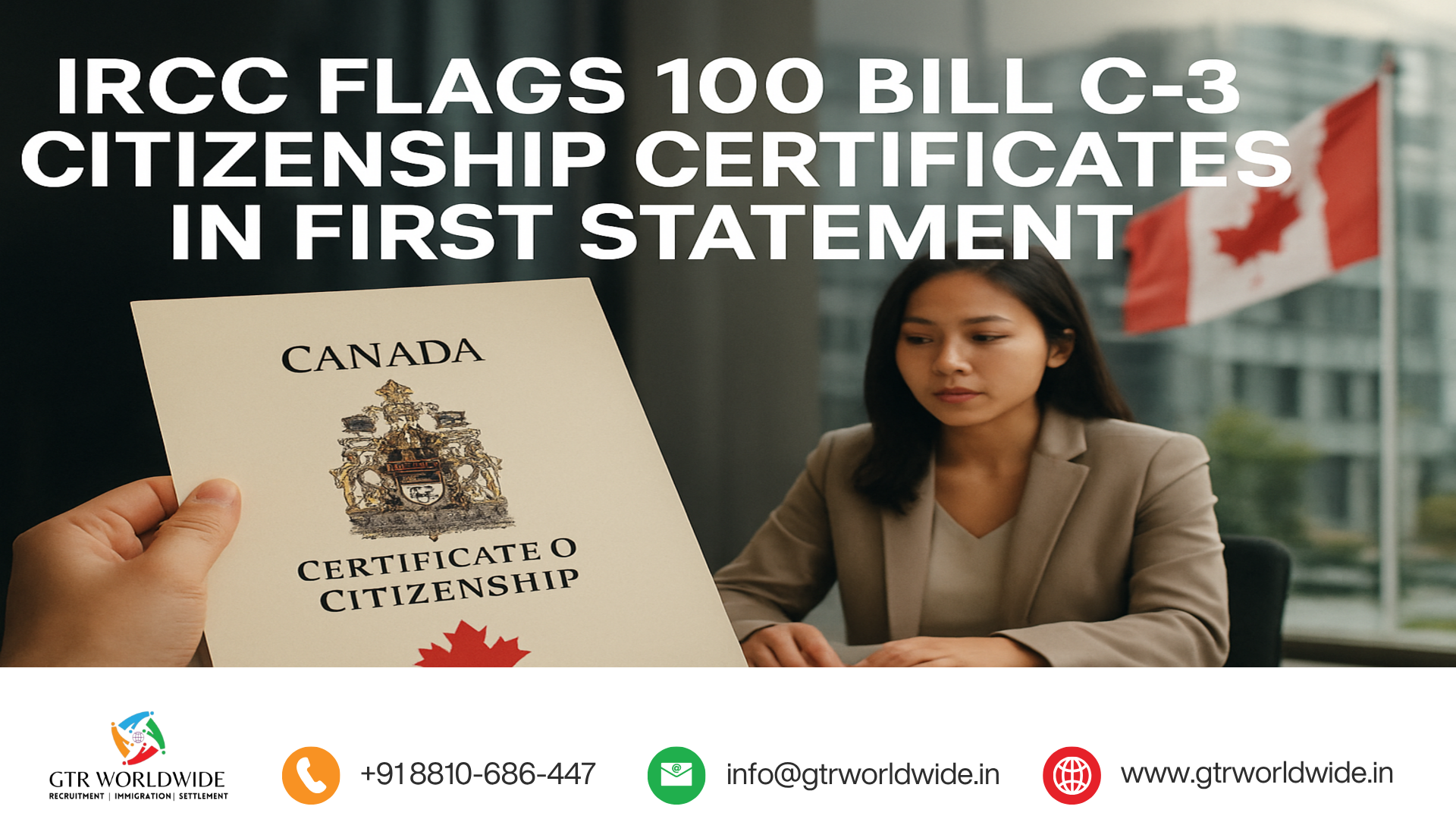IRCC flags 100 Bill C-3 citizenship certificates in first statement