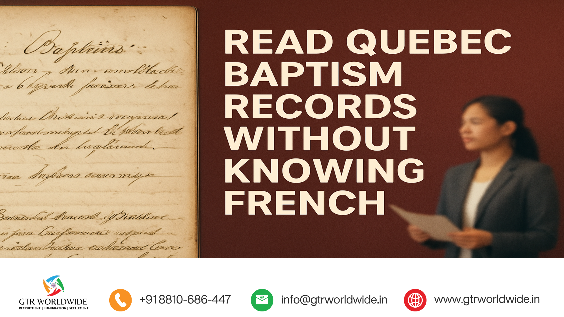 Read Quebec Baptism Records Without Knowing French