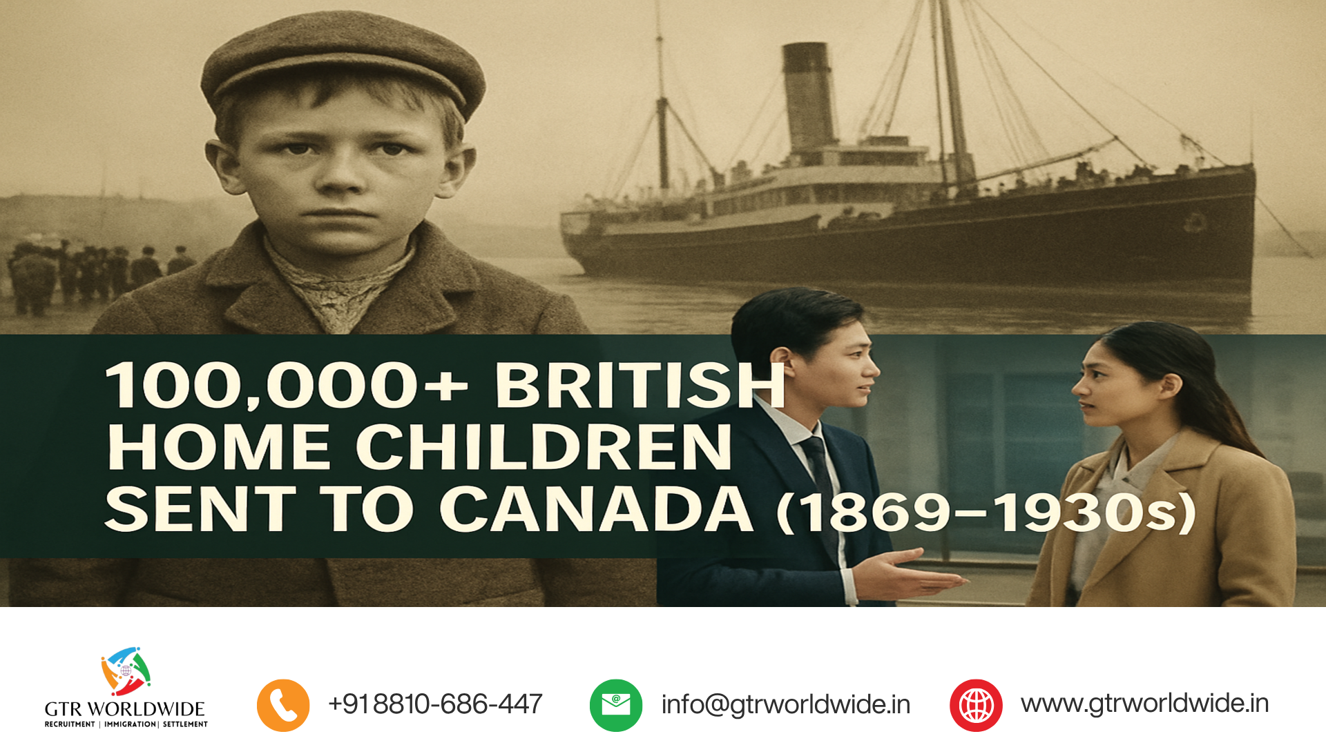 100,000+ British Home Children Sent to Canada (1869–1930s)